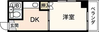 メゾン昭和町【4階】の間取り
