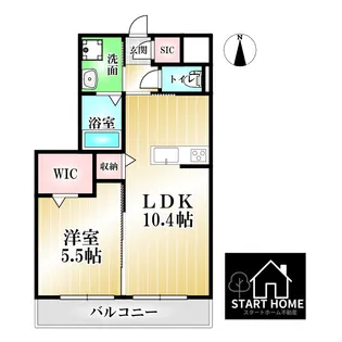 リルシア【1階】の間取り