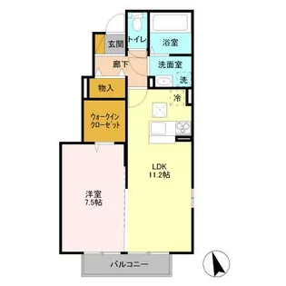 グランドステージ久保台 ABC【1階】の間取り