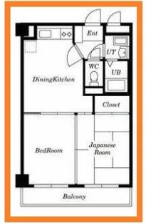 ベルフルール宮前平【2階】の間取り