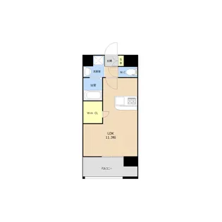 GLC水前寺【6階】の間取り