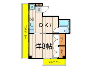 モントロビル【4階】の間取り