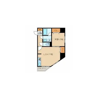 ARTERE東日本橋【8階】の間取り