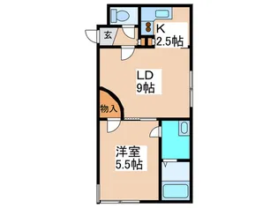 Padres【4階】の間取り