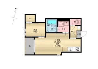 REGALEST熊本中央【1階】の間取り