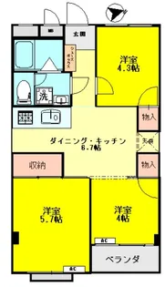 加昌マンション【2階】の間取り