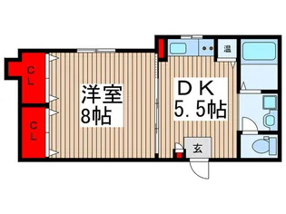 都屋ビル【4階】の間取り