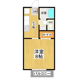 ポートタウン岡田B棟【2階】の間取り