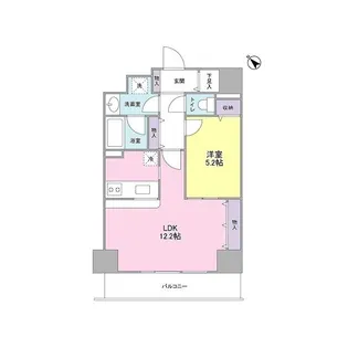 TKフラッツ渋谷【1階】の間取り