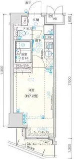 ヴェルト西大島グラーセ【3階】の間取り