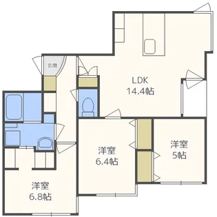 VICINATO(ビチナート)【2階】の間取り