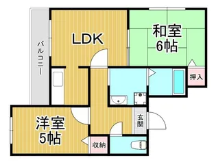 モンテ老松【2階】の間取り