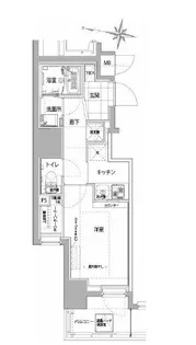 ハーモニーレジデンス横浜大通り公園【9階】の間取り