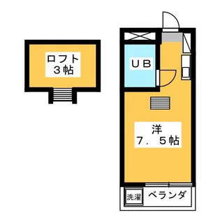 コプロスハイム【1階】の間取り