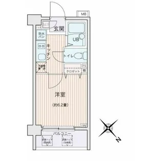 エコロジー都立大学レジデンス【1階】の間取り