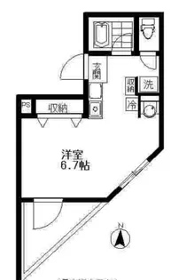 ファーストワン深沢【2階】の間取り