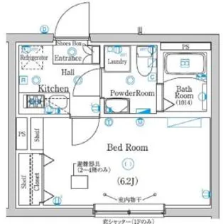 ラフィスタ品川西大井【2階】の間取り