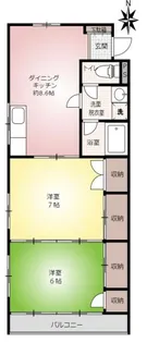 ステップ吉澤 II【2階】の間取り