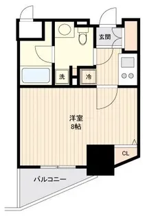 ドゥーエ幡ヶ谷【14階】の間取り