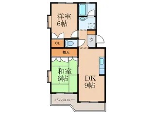 第3ホワイトパレス【3階】の間取り