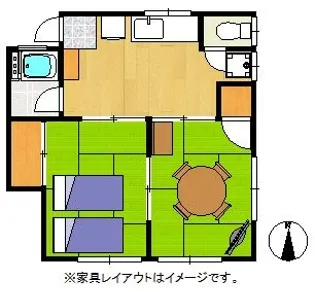 ハイツヨシミ【2階】の間取り