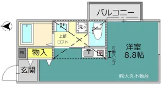 ミリオンハイツ綾瀬 B棟【1階】の間取り