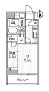 ALTERNA東池袋【6階】の間取り