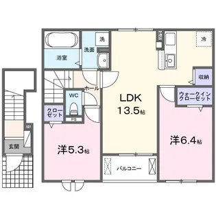 光テラス I【2階】の間取り