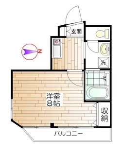 メゾンハギワラ【1階】の間取り