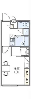 レオパレスあめやII【2階】の間取り