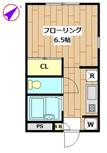 カーサ・ヴェルデ【2階】の間取り