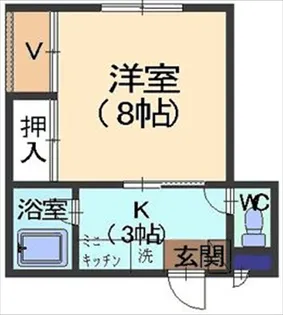 フレンドリー8【1階】の間取り