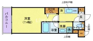 ハーモニーレジデンス品川高輪【3階】の間取り