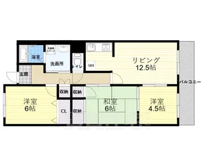 日恵ハイツ【1階】の間取り