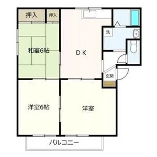 ピーチピット B【2階】の間取り