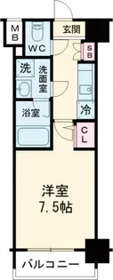クレヴィスタ代田橋【3階】の間取り