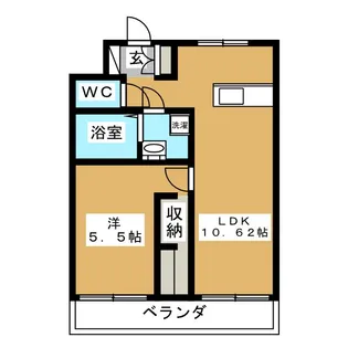 フローラ9【4階】の間取り