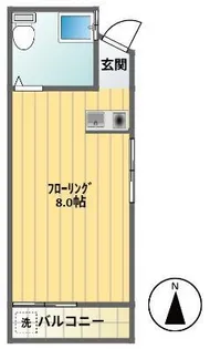 東マンション【4階】の間取り