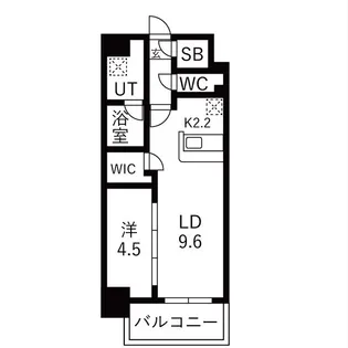 メイクスアート名駅WEST【6階】の間取り
