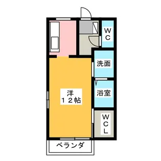 ディアスKY【2階】の間取り
