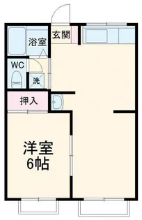 リラハイツB棟【2階】の間取り
