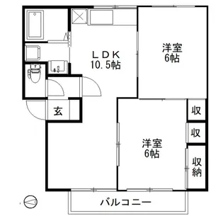 セルカ・デル・リオDの間取り