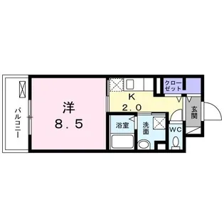 デライトコート・VIII【2階】の間取り