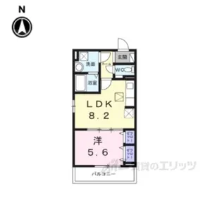 ヒカルサ京都北山栗栖1【1階】の間取り