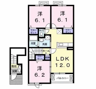 スズキ B【2階】の間取り
