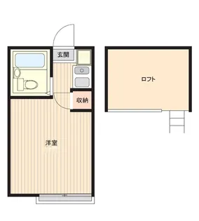 パレス藤棚1【2階】の間取り