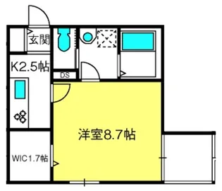A-style北大宮【3階】の間取り