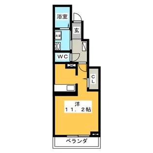 ユネリア【1階】の間取り