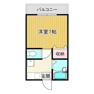 Y.Aハイツ【1階】の間取り