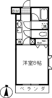 レヴェリー桜木【1階】の間取り